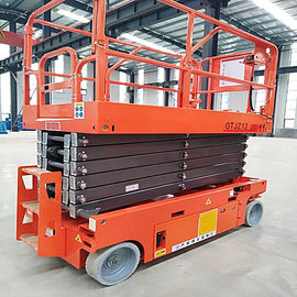 China O móvel de pouco peso Tesoura a capacidade de carga elevada 11.8m da plataforma de trabalho 230kg do elevador fábrica